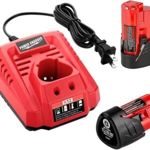 2 Pack 12V 3.5A Lithium Replacement Milwaukee